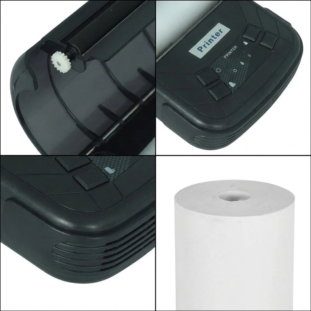 Wireless Thermal Printer for Field Reporting and Invoice Printing Lightweight Construction for Daily Transport