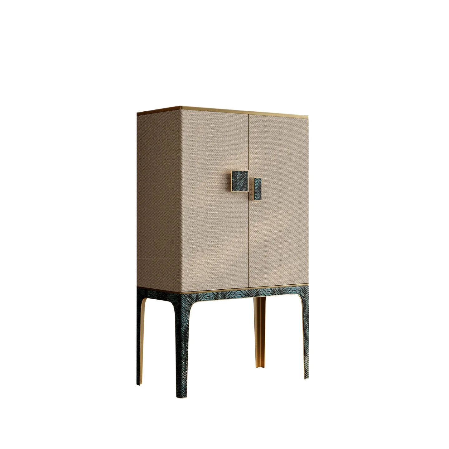 LMM premium light luxury dining side cabinet bucket cabinet Italian living room entrance cabinet