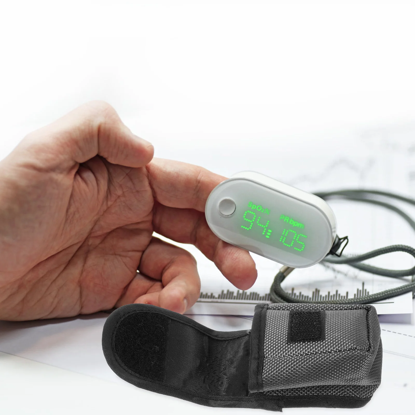 

Storage Bag Polyester Protective Case Portable Compact Lightweight Shockproof Lining for Holder and Digital