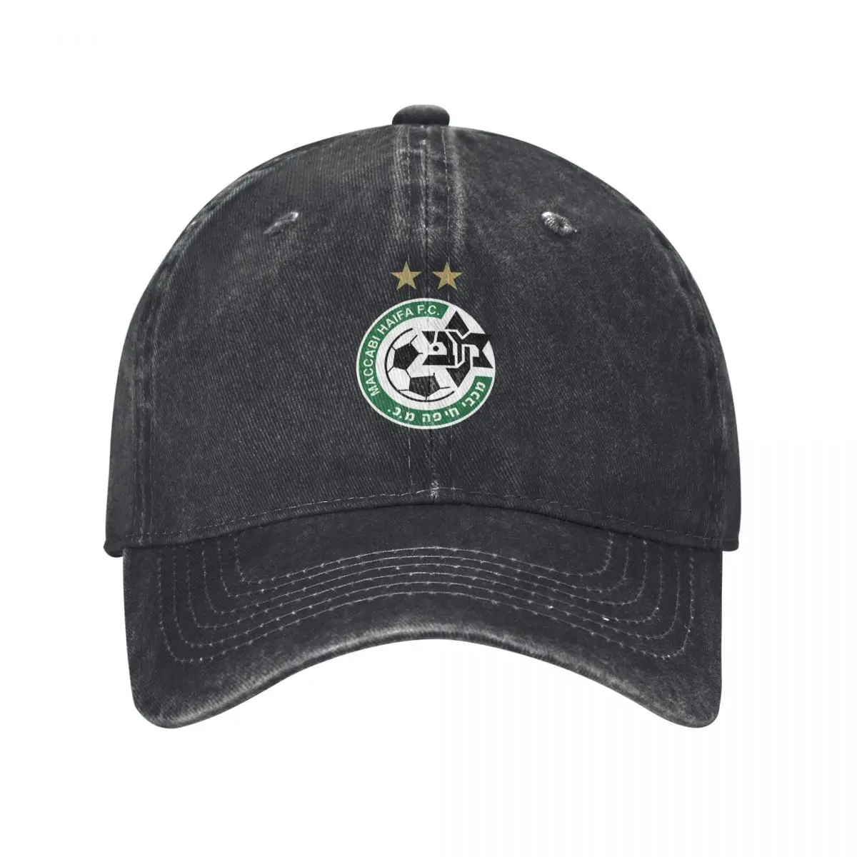 

Israel-Maccabi Haifa Fc Casual Baseball Cap Adjustable Snapback Hats For Women Men Sunscreen Hat