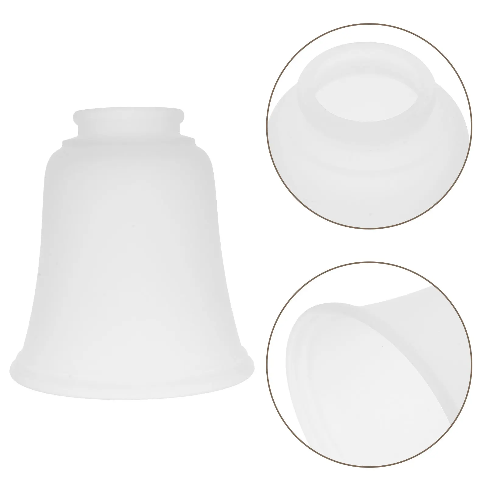 

Сменный плафон для светильника из матового стекла в форме колокола, белый - Современный скандинавский светильник для подвесного потолочного вентилятора или настенного светильника - Мягкое освещение