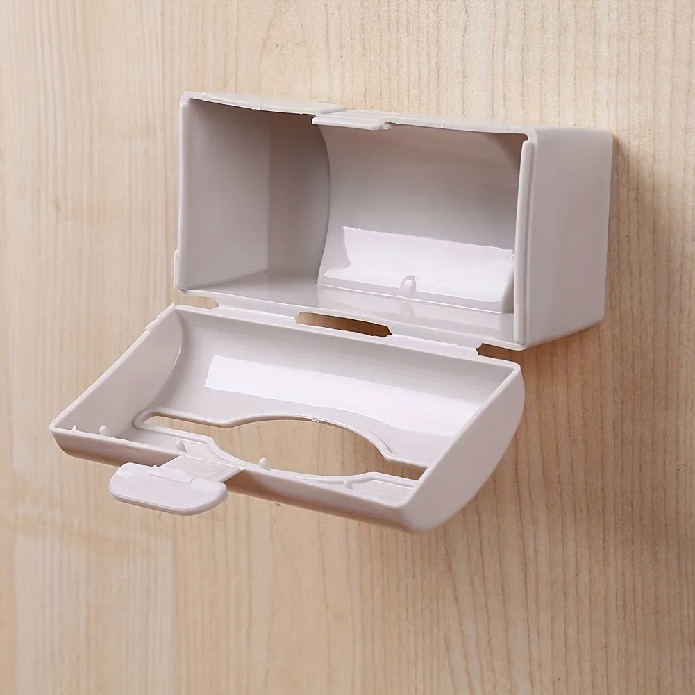 1 convenient and practical garbage bag container, storage box wall mounted kitchen plastic bag garbage bag dispenser