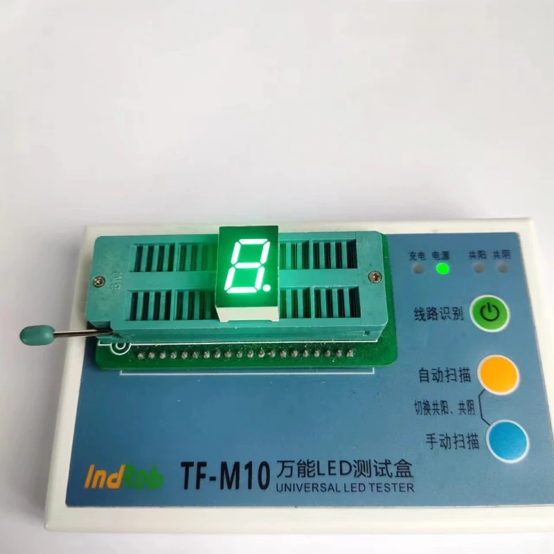 10PCS 0.5 Inch 1 Bit Digital Tube LED Digital 5101 Cathode Anode High Brightness Red Blue White Emerald Green Yellow Emerald
