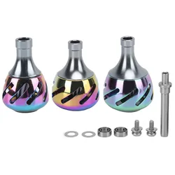 Fishing Knob Power Knob Reel Handle Knob Fishing Power Knob Reel Handle Knob All-Metal Multicolor Fishing Accessories