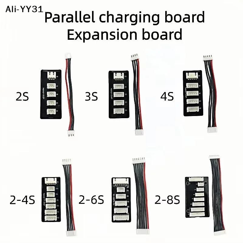 

【Ayo】1 Set RC Battery Charger B6AC Parallel Charging Plate Board 2S 3S 4S 2-4S 2-6S 2-8S Lipo Parallel Balanced Charging Board