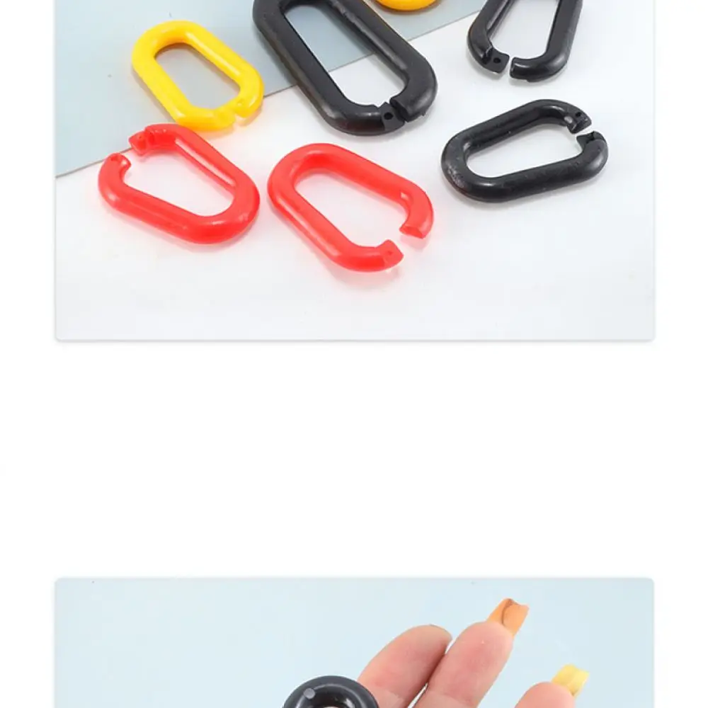 Premium Plastic Warning Chain Barrier For Parking Area Safety Traffic Control Order Maintenance Durable Isolation Divider Link