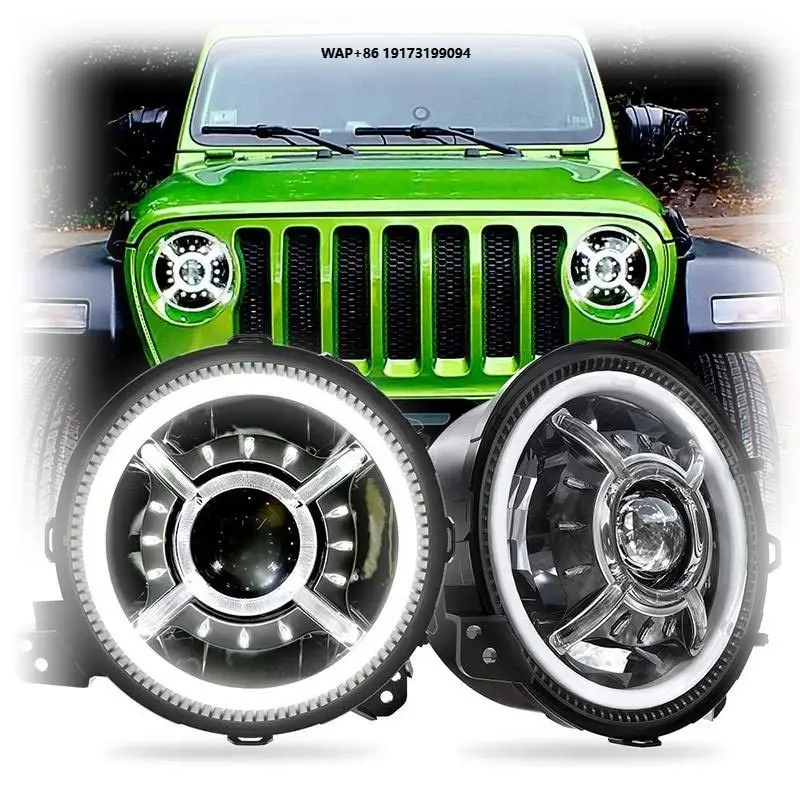 

DOT Approved 9 Inch Led Headlights for 2018-2025 Wrangler JL Accessories Front Light Headlamp for 2020+ Gladiator JT