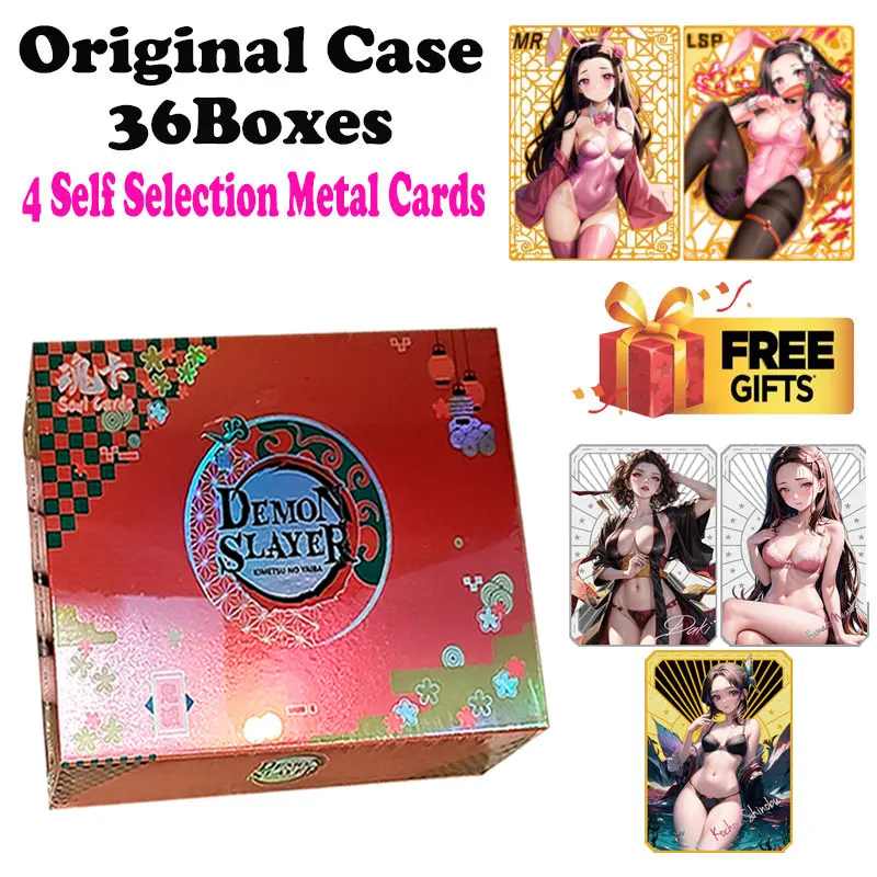 

Case Wholesale Special Bargain Price Soul Card Demon Slayer Shinobu Japanese Anime Figure Trading Game Mitsuri Tanjiro CCG TCG