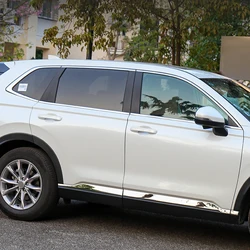 Car Accessories for Honda CR-V 2023 2024 2025 Stainless Steel Side Door Body Molding Cover Trim 6pcs