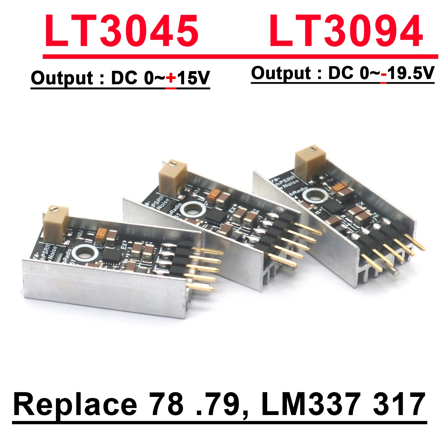 

LT3094 LT3045 Positive Negative Linear Power Supply Voltage Regulator Replace LM317 LM337 LM78 79 For Audio Amplifier RF Circuit