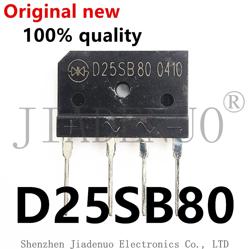 (5-10piece)100% New D25SB80 25A 800V DIP-4 25SB80 Chipset