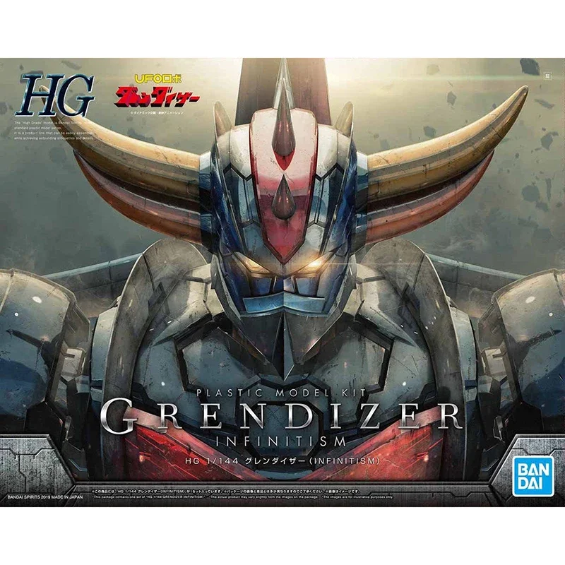 Bandai Original GUNDAM HG Series INFINITISM GRENDIZER Anime Action Figure Assembly Model Toys Collectible Model Ornaments Gifts