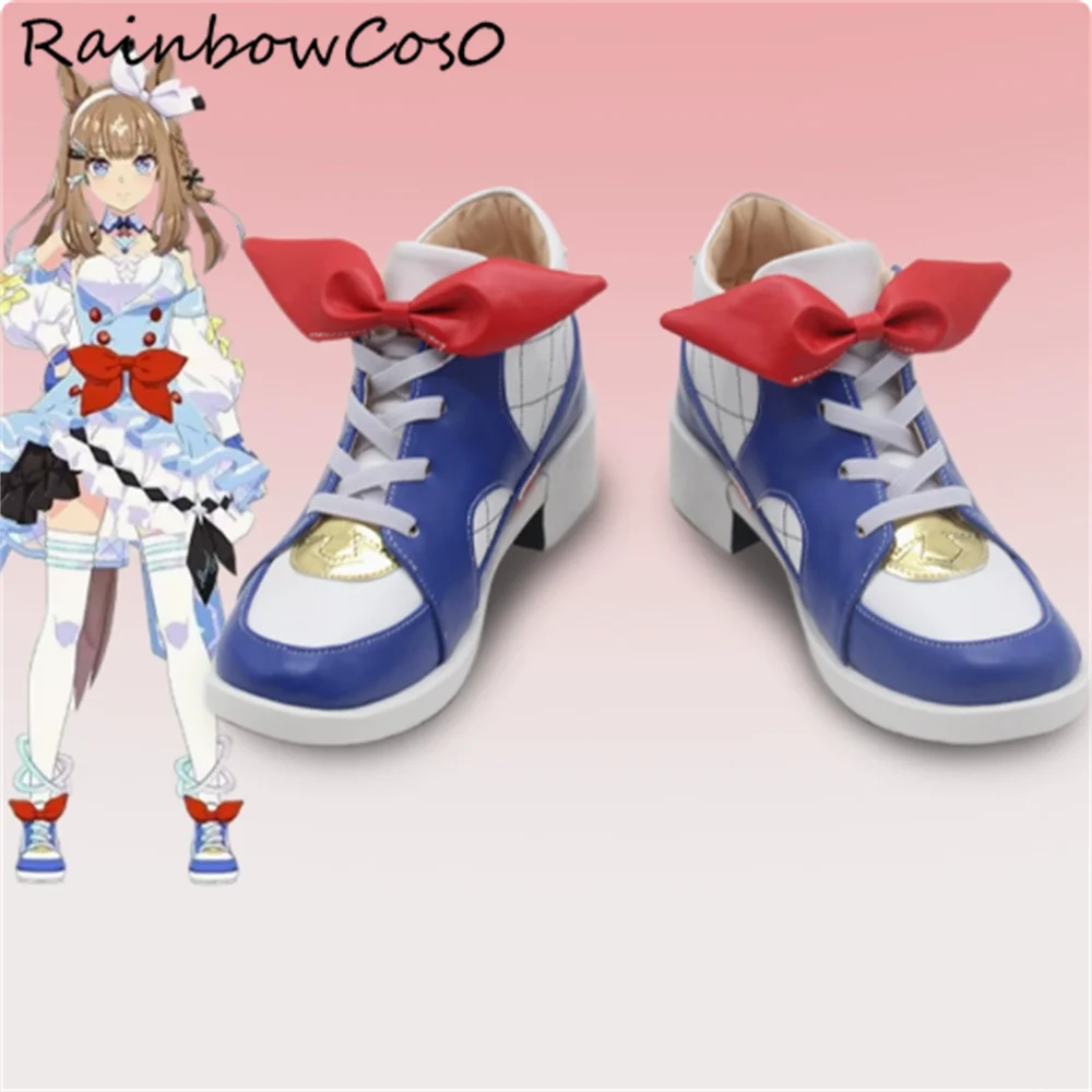 

Almond Eye Umamusume Pretty Derby Cosplay Shoes Boots Game Anime Halloween Christmas RainbowCos0 W4581