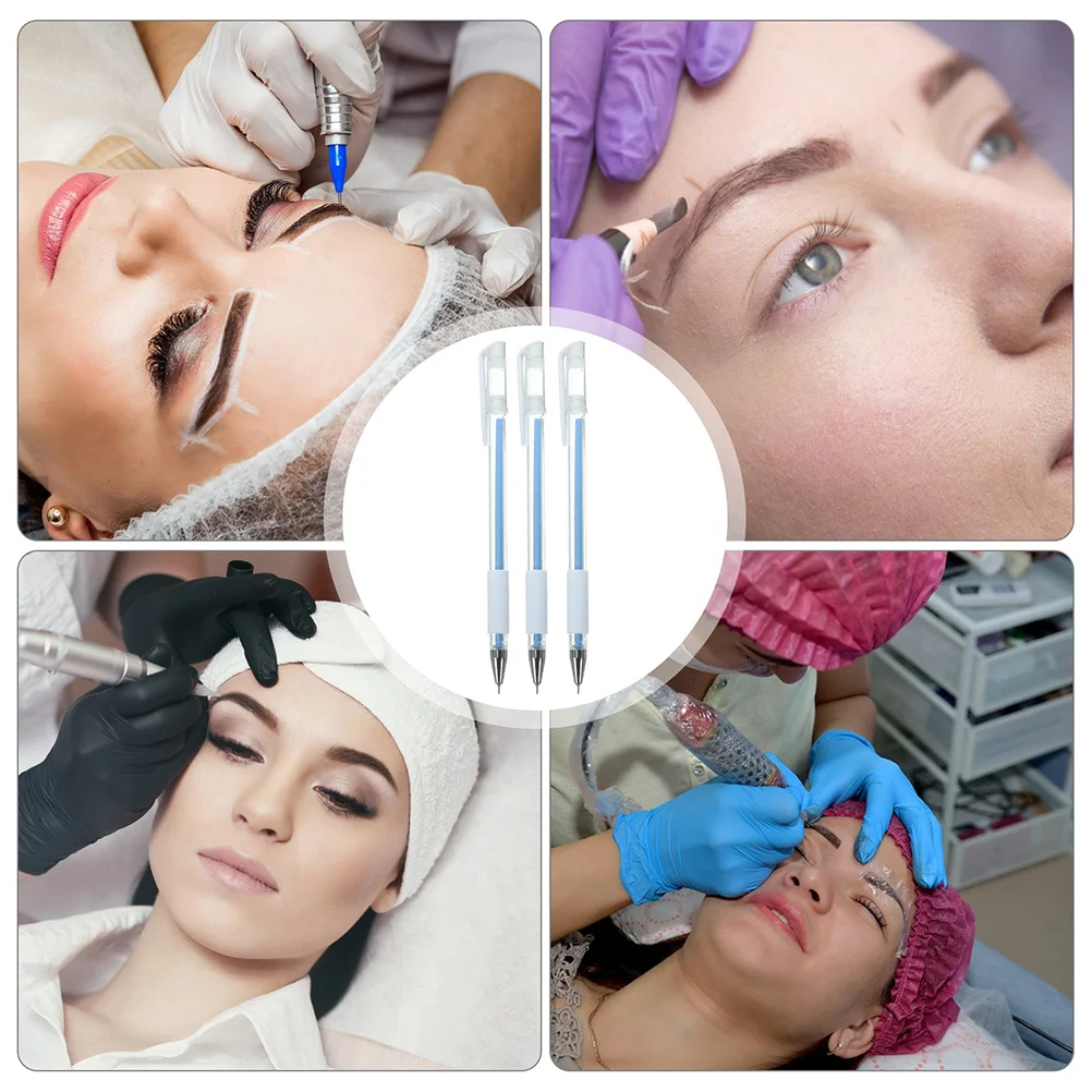 6 قطعة قلم تحديد الجمال غرامة تلميح Splashproof طويلة الأمد الحاجب الوشم الوجه ماركر لجميع أنواع البشرة ماكياج إعادة اللمس القلم #3