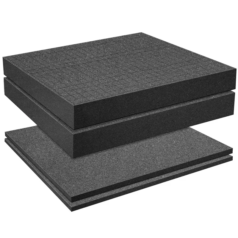 2Pack 40x30x5cm Pick Apart Foam Insert Pluck Pre Cube Sheet Foam DIY Shape for Board Cases Storage Drawer Toolbox with 2pcs Pads