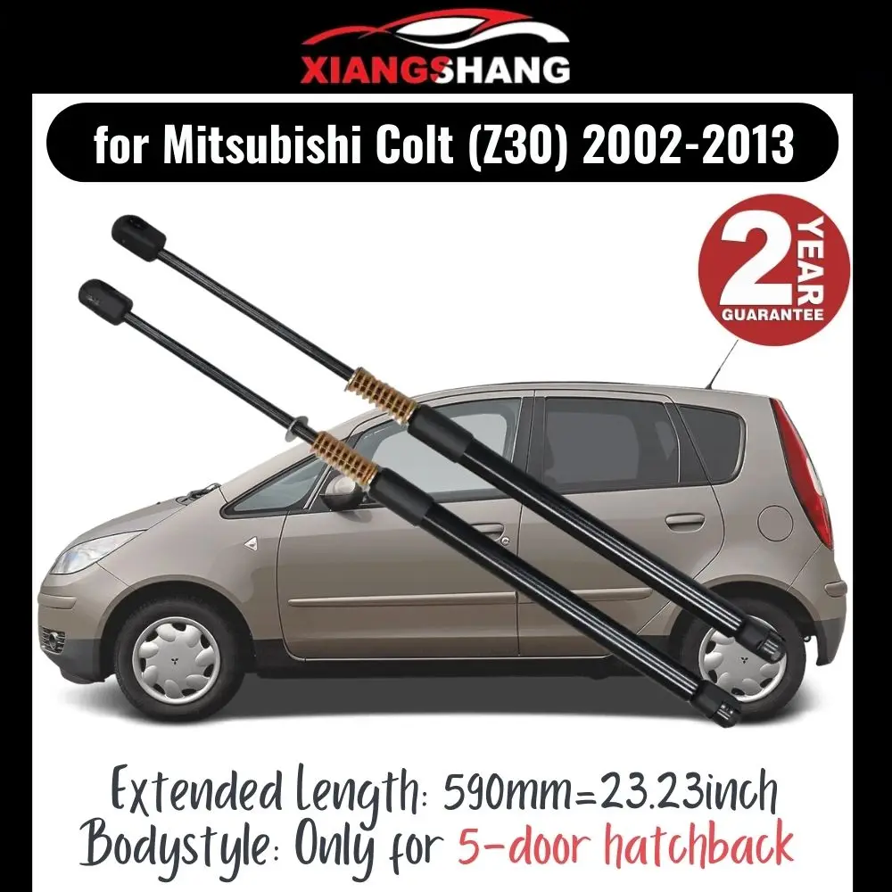 

2pcs Rear Tailgate Damper for Mitsubishi Colt (Z30) 5-door hatchback 2002-2013 WITH SPRING Trunk Boot Gas Charged Gas Struts