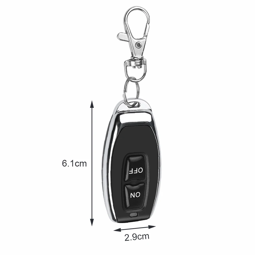 Hot Wireless 433mhz LED RF Remote Control DC12V 10A Relay 1 CH Switch Transmitter with Receiver Module Remote Control