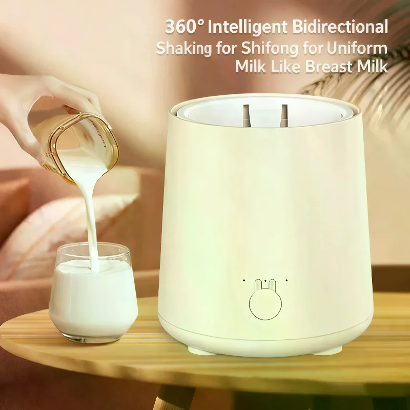 ماكينة صنع حليب الأطفال الكهربائية الأوتوماتيكية، ماكينة خلط الفورمولا الذكية، ماكينة هزاز الزجاجات حتى التحريك، مساعد تدفئة الزجاجة #3