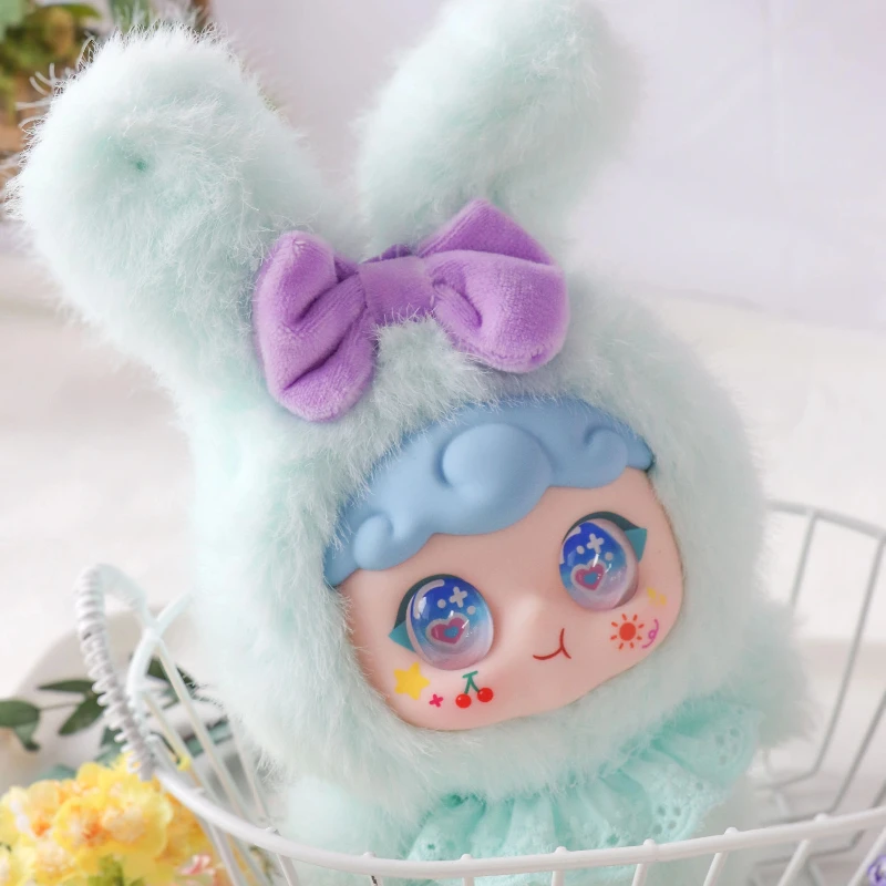 جديد Xivo قوس قزح الأرنب سلسلة أفخم الفينيل صندوق أعمى Kawaii ليتل أرنب دمية سطح المكتب الديكور الأطفال هدية فتاة صندوق مفاجأة #5