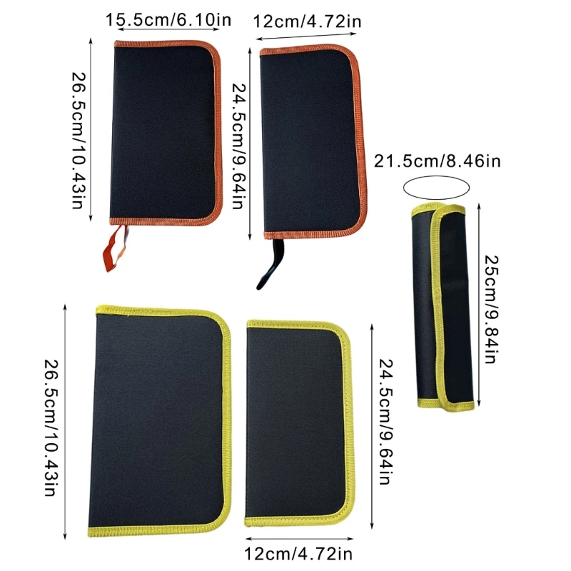 Multipurpose Portable Protective Bag Soldering Portable Storage Bag Zippers Tool Electric Screwdriver Carry Case