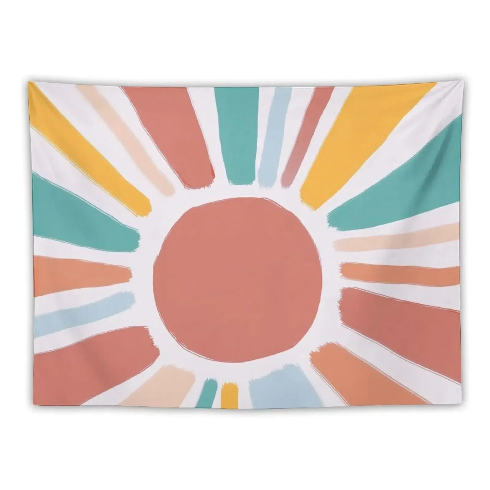 

colorful abstract boho sunshine Tapestry Aesthetic Room Decorations Art Mural Aesthetic Room Decoration Home Decoration Tapestry