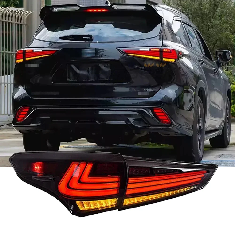 

For Toyota Highlander Kluger 2020-2023 Brake Running Dynamic Tail Light Modification Running LED Running Water Turn