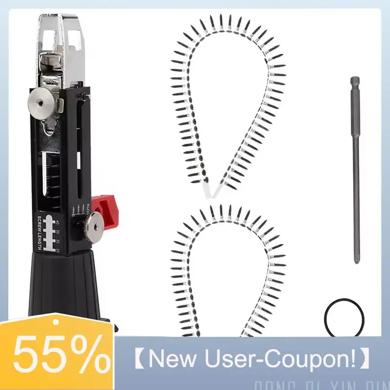 Happy New- Automatic Chain Nail-Gun And Screw-Gun: Essential Tool For Electric Drill Screw Tightening