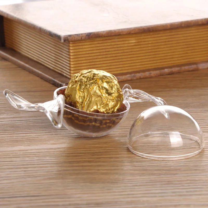 6PCS Mini Cute Candy Shaped Plastic  Boxes For Wedding Children Birthday Party Baby Shower Sweets Container view 2
