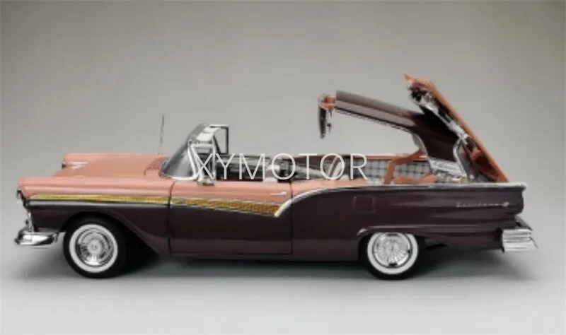Sun Star 1:18 Ford Fairlane 500 Skyliner 1957 Coche Clásico de Colección a Escala