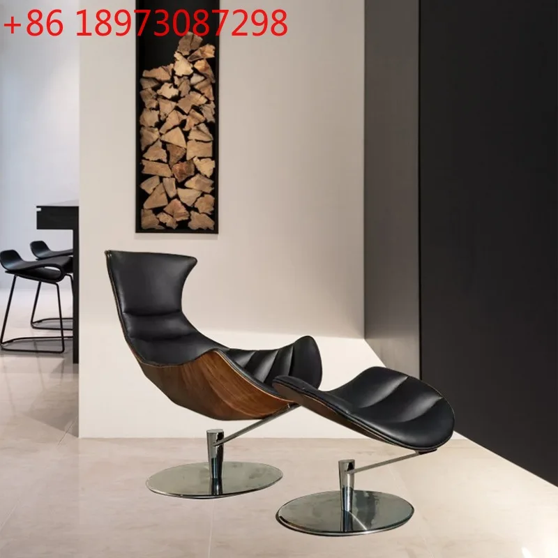 

Итальянский минималистичный стул-улитка, светлый роскошный стул для гостиной, балкона, отдыха, одиночный диван-кресло