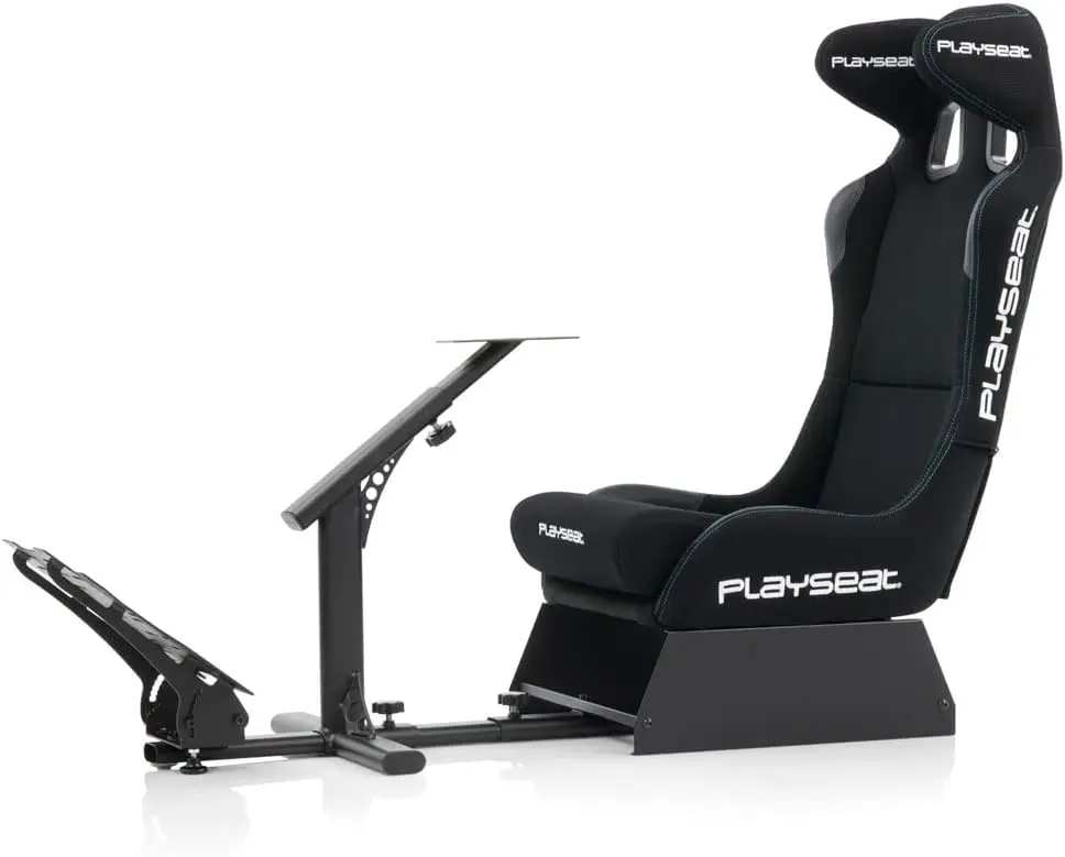 

Evolution Pro Sim Racing Cockpit | Регулируемый и совместимый со всеми колесами и педалями. | ПК и готовые к консоли