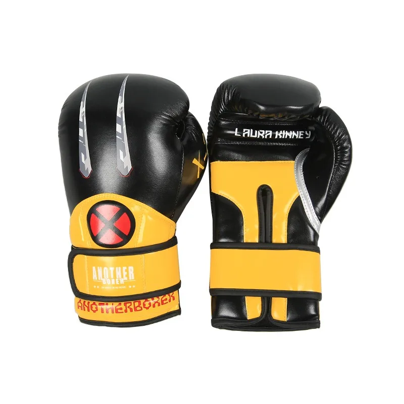 Professional Boxing Glove Thickened PU Fighting Sanda MMA Sandbag Training Glove Muay Thai Boxing Training Accessories