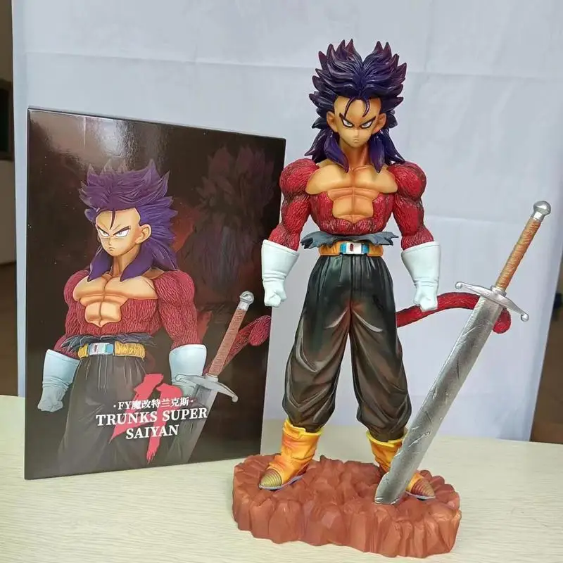 Super Saiyajin Transformation Stehende Figur Trunks Modell Sammlerstück Boxed Action Toy aus Japan Anime Manga Figuren