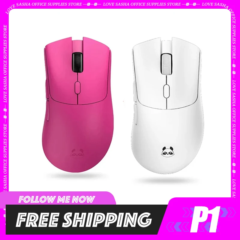 

Metaphyuni P1 Mouse Metapanda Paw3395 Macro 26kDPI Light Weight Three-Mode Customized Mice For Win/Mac/Ios/Android Pc Accessorie