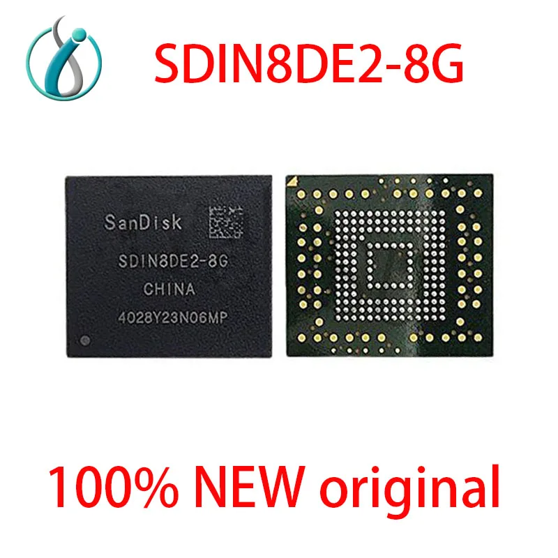 

SDIN8DE2-8G SDIN8DE2 BGA153 EMMC 8g mobile phone flat chip 100% New Chipset SDIN8DE2-8G