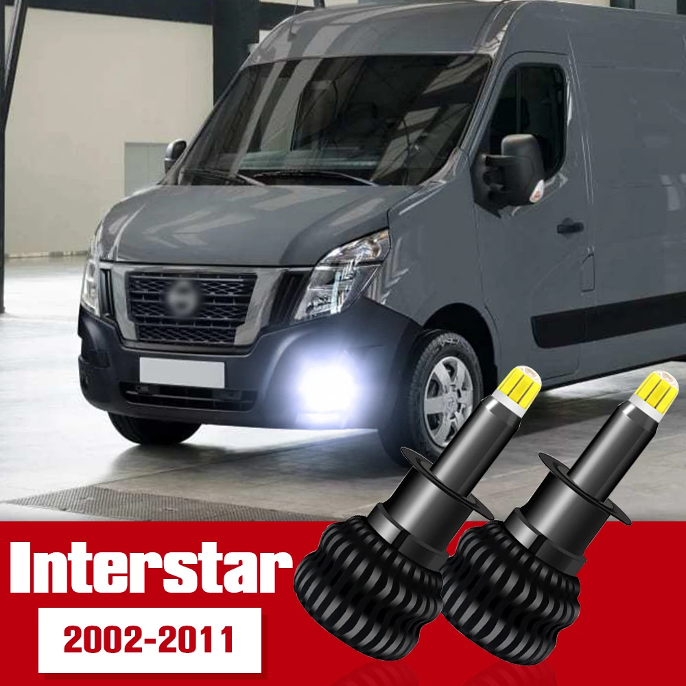 

2pcs LED Accessories Front Fog Light Bulb Lamp For Nissan Interstar 2002-2011 2003 2004 2005 2006 2007 2008 2009 2010