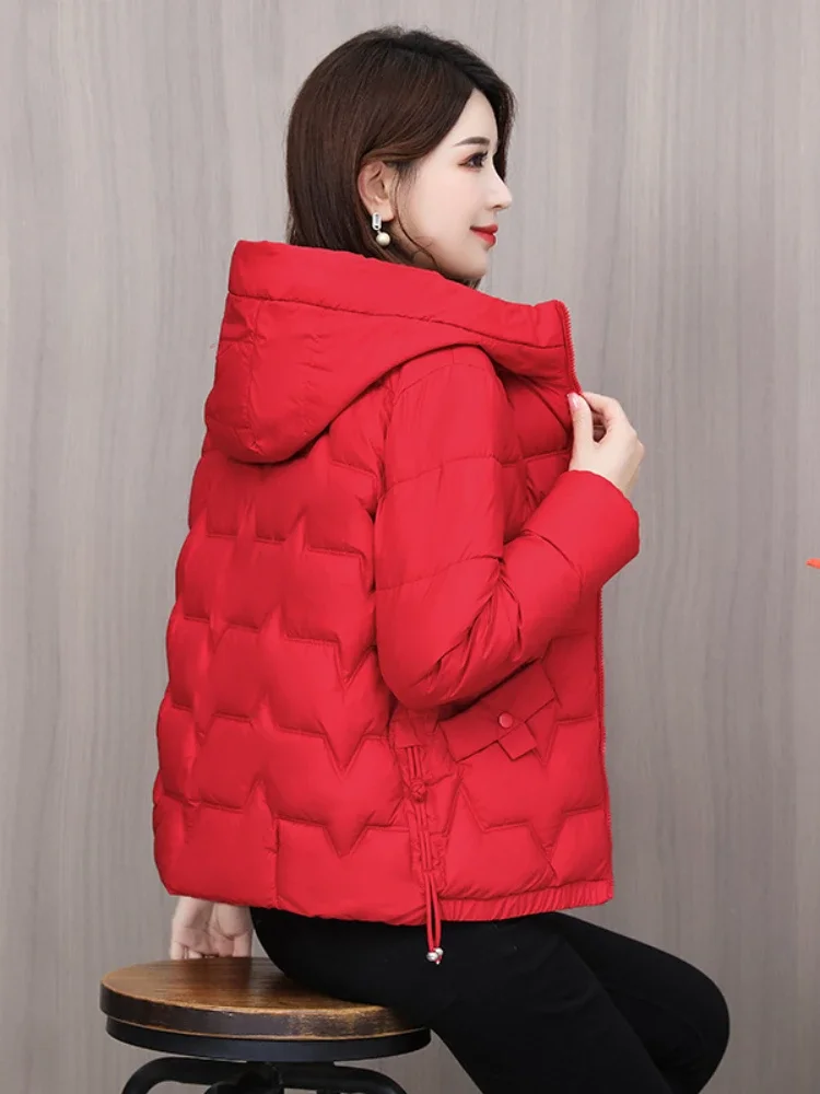 Down Cotton-Padded Jacket Women\'s Winter New Coat Korean Fashion Top-Grade Lady Keep Warm Thicken Cotton-Padded Clothes
