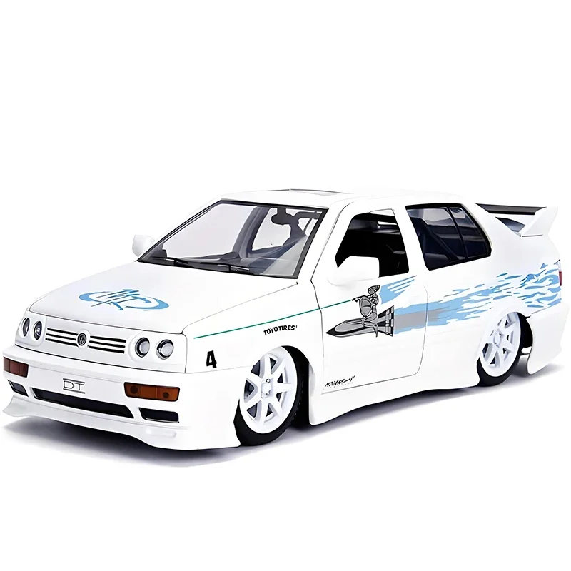 جادا 1:24 سريع وغاضب جيسي VW جيتا سبيكة سيارة Diecasts ولعبة المركبات نموذج سيارة مصغرة مقياس نموذج سيارة للأطفال