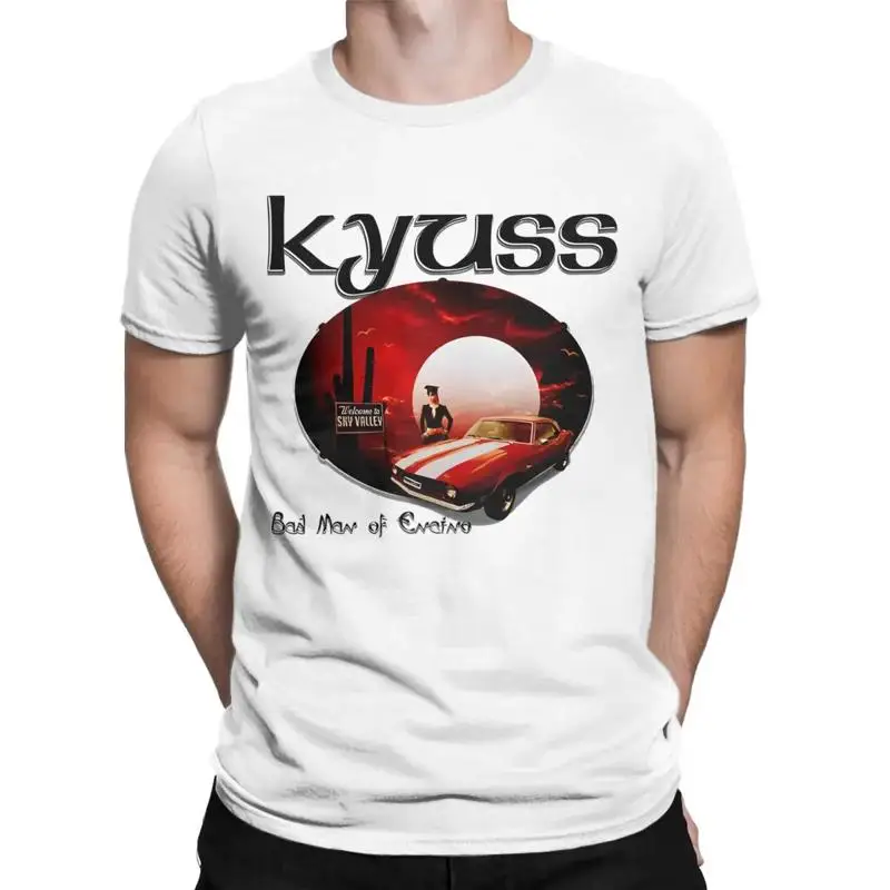 

Новинка, футболка «Добро пожаловать в Sky Valley Kyuss Rock Band» из чистого хлопка