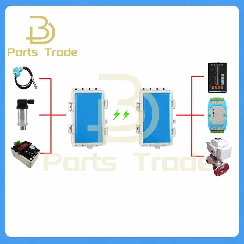 for Analog to Wireless Converter Wiring Free High Precision 1-8 Channels 4-20MA 0-10V Signal Transmission Module