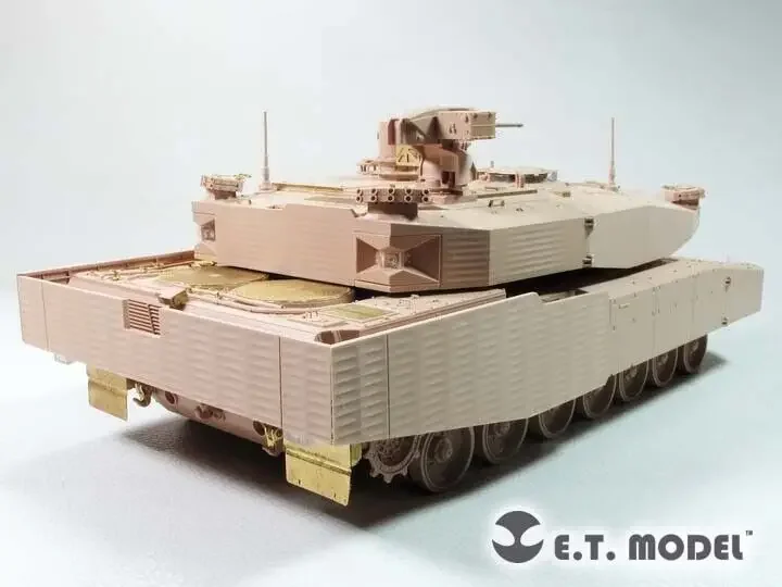 ET Modelo E35-261 Alemán Leopard 2 Revolution 1 Detalle del tanque de batalla principal Parte arriba