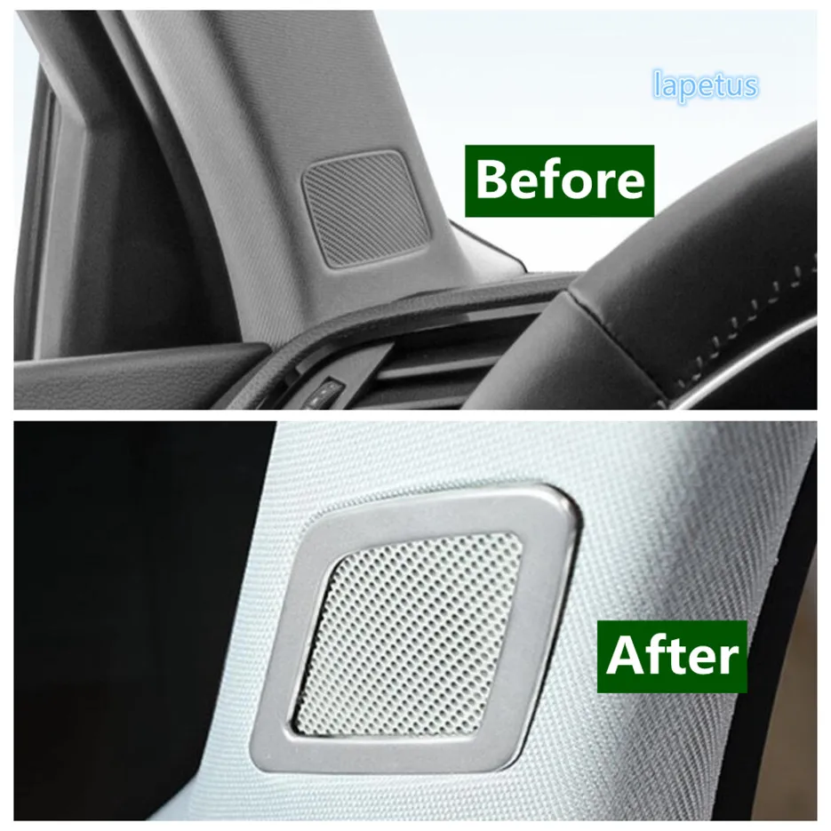 

Inner Window Pillar A Stereo Speaker Audio Loudspeaker Sound Decoration Frame Cover Trim For Audi Q3 2019 - 2022 Car Accessories