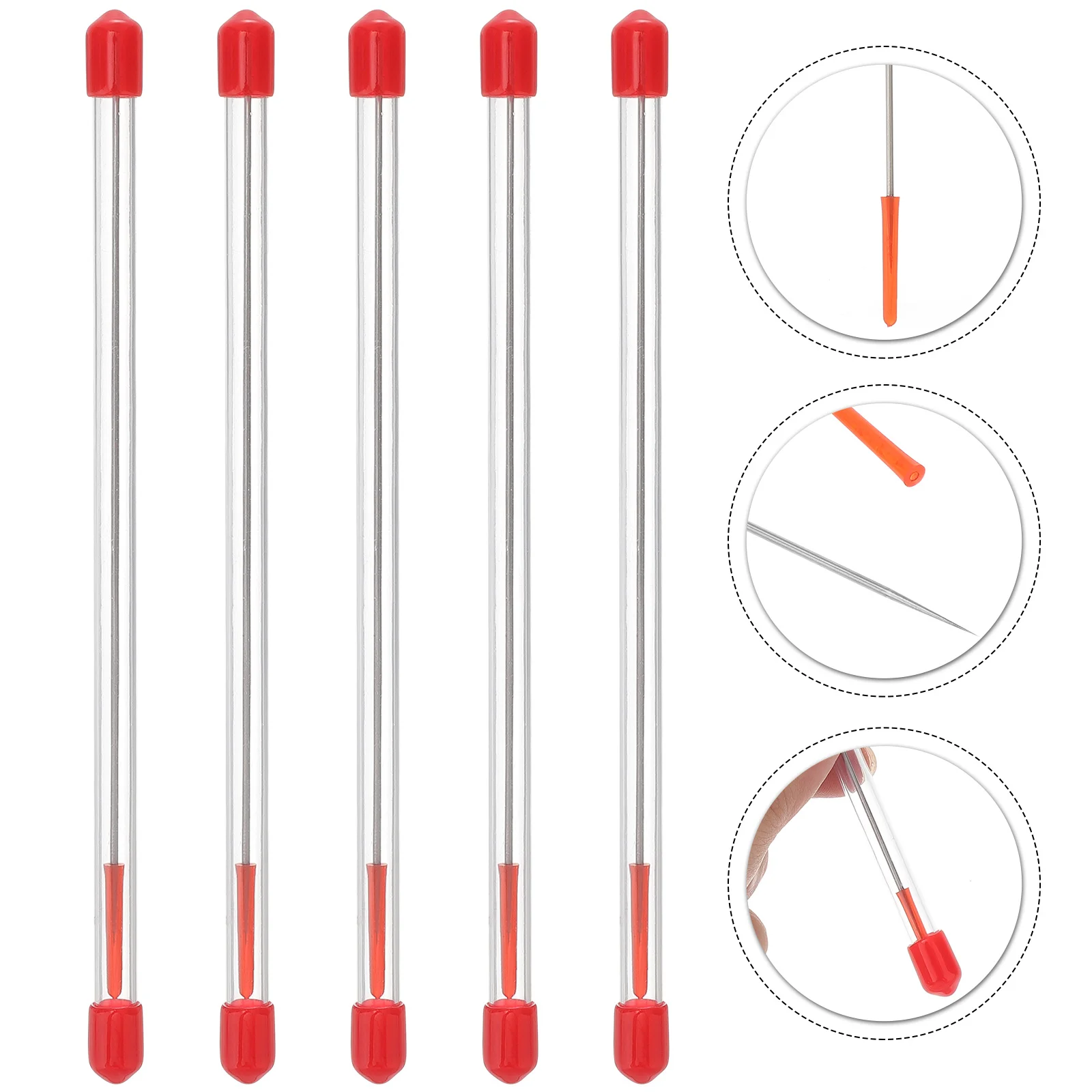 5 шт. набор для чистки аксессуаров для аэрографа, игла 03 мм для насадки для ногтей, машины для офиса