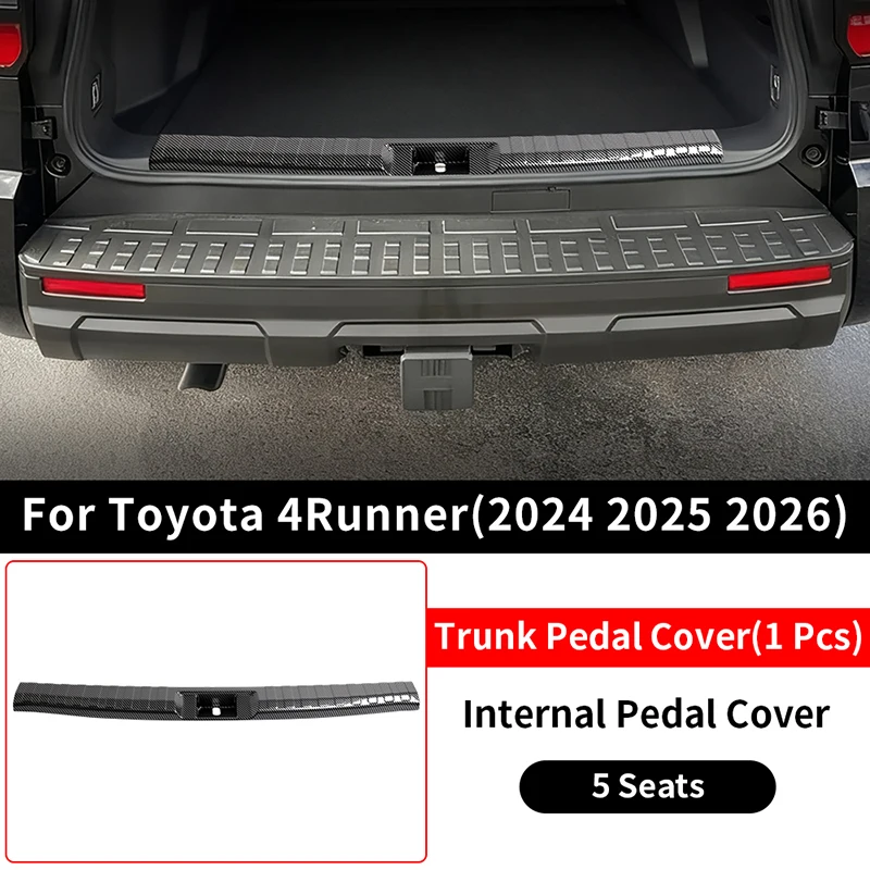 For 2024-2026 Toyota 4Runner Tailgate Pedal Trunk Trim Appearance Upgraded Accessories