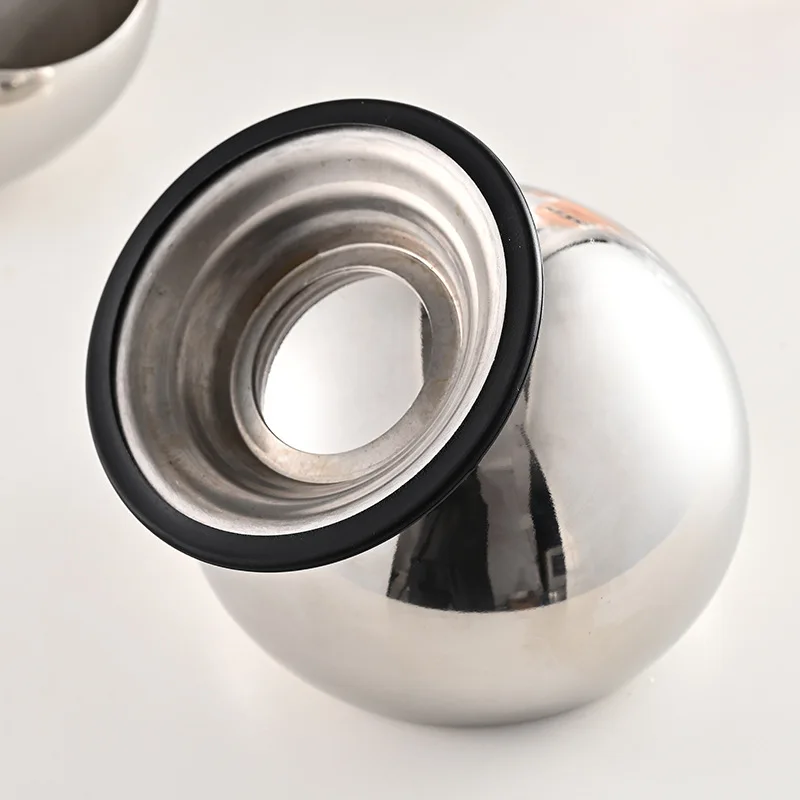 

Round ashtray Stainless steel ashtray Creative bar KTV ashtray Internet cafe Windproof multi-functional ash cup