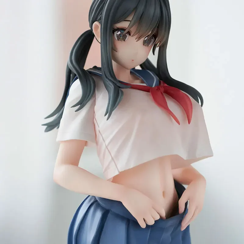 Curtain-chan Sexy Uniform Beautiful Girl 100% Original genuine 27cm PVC Action Figure Model Toys Figure Collection Doll Gift