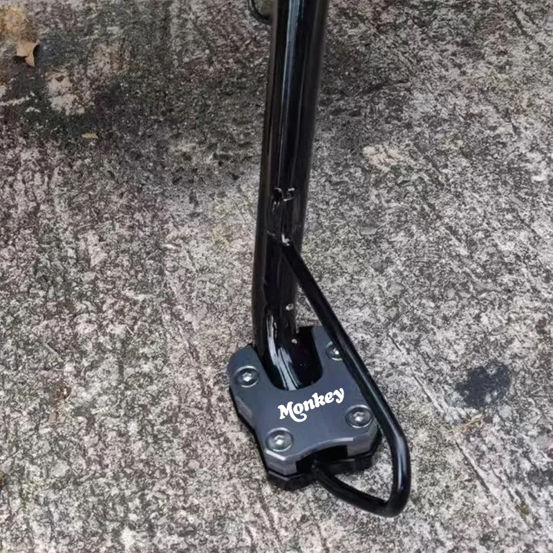 لهوندا Monkey125 Monkey125 2018-2022 دراجة نارية CNC اكسسوارات مسنده القدم الجانب حامل تمديد وسادة دعم لوحة تكبير