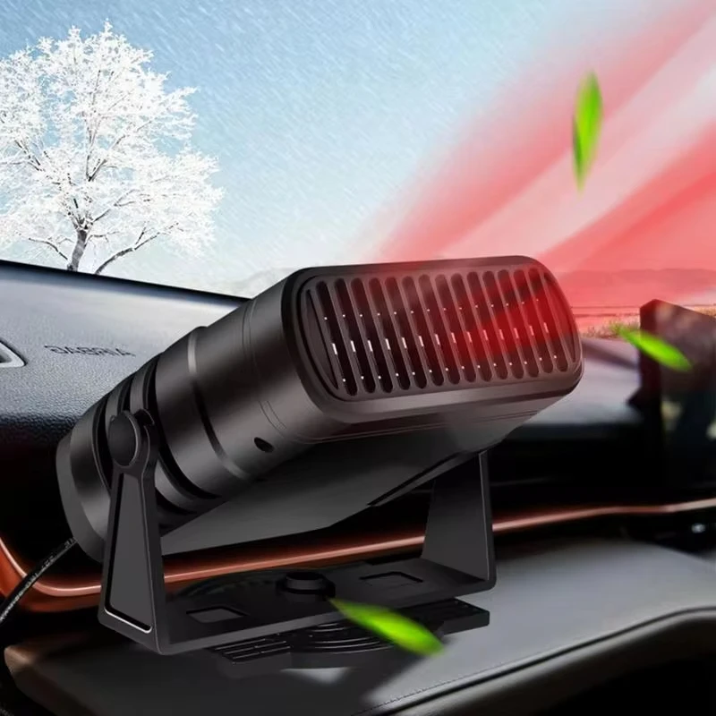 NEW 12V/24V Car Heater Portable Car Heater Fan 2IN1 Cooling Heating Auto Windshield Defroster Car Defogger Anti-Fog Heater Dryer