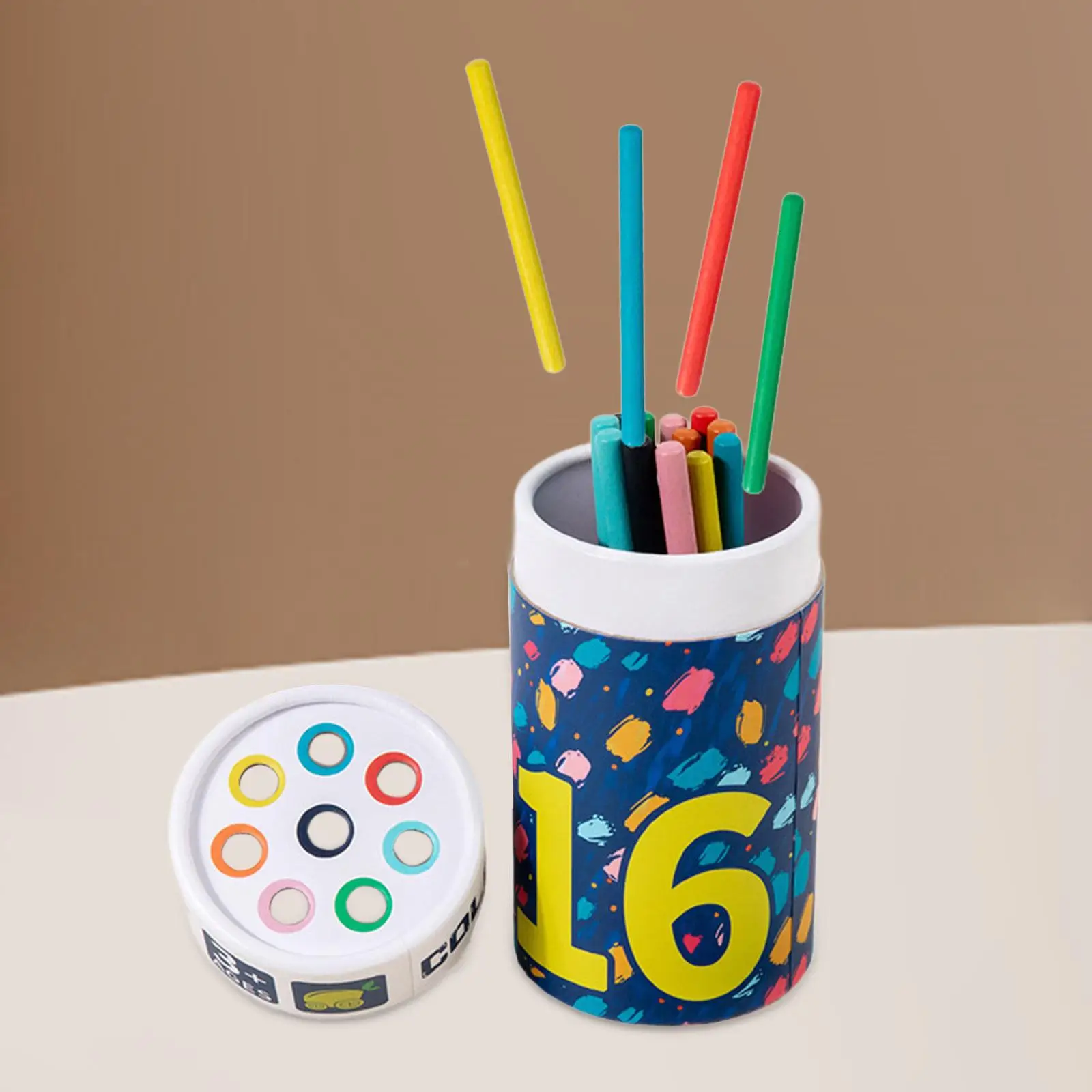 Jouets de tri des couleurs, jouet de développement, apprentissage préscolaire en bois