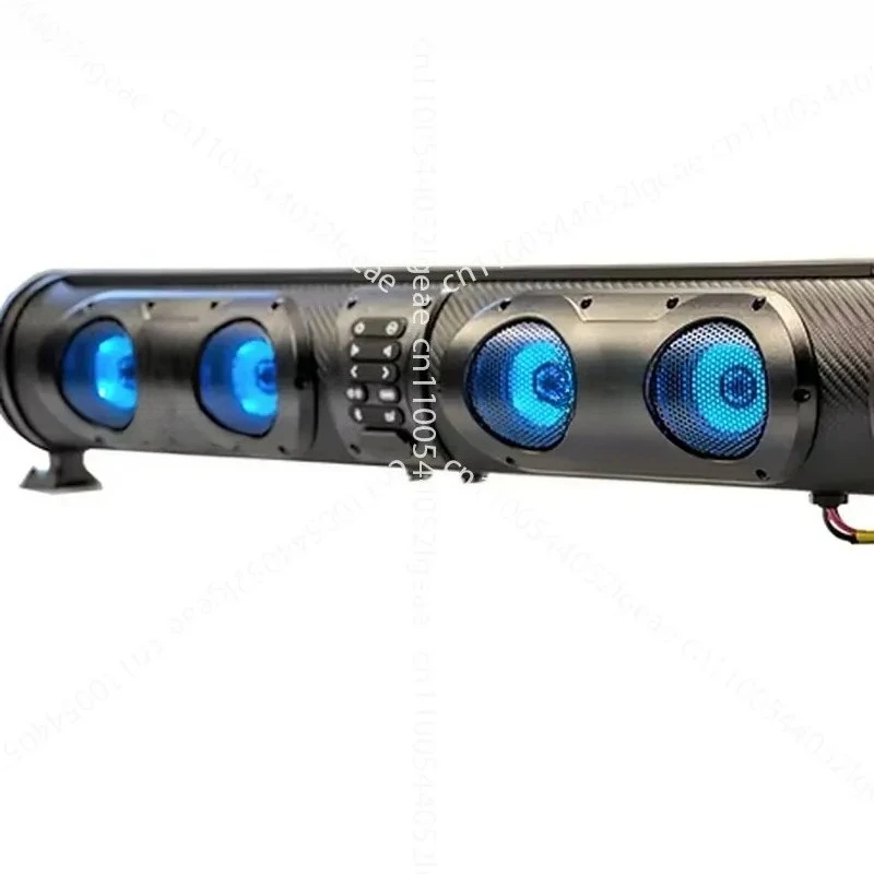 Sound Bar 2 Tweeter 4 Mid Range 2 Side Mounted Woofer